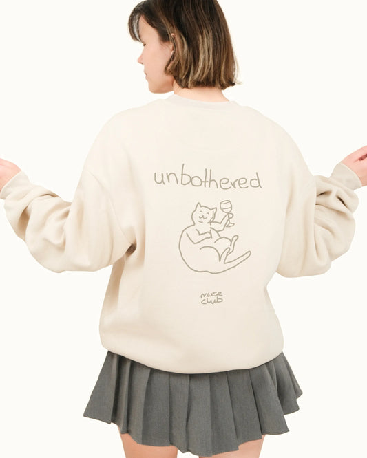 Crewneck "unbothered"