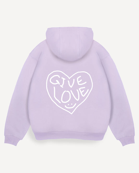 Hoodie "Give love"