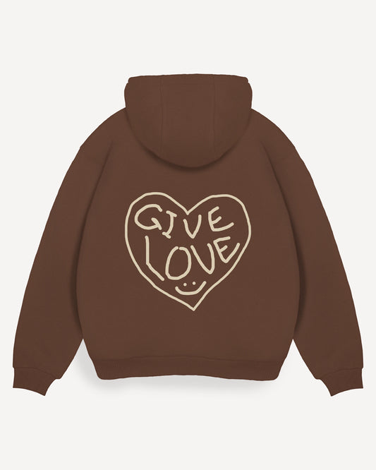 Hoodie "Give love"