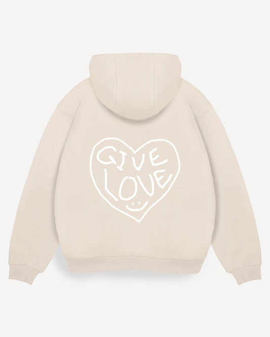 Hoodie "Give love"